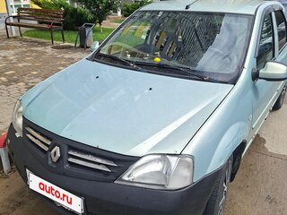 2007 Renault Logan I, зелёный, 300000 рублей, вид 1