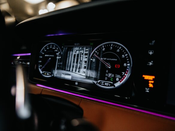 2015 Mercedes-Benz S-Класс AMG 63 AMG III (W222, C217), синий, 6700000 рублей - вид 24