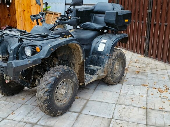 2021 Stels ATV-500YS Leopard, чёрный, 490000 рублей - вид 1