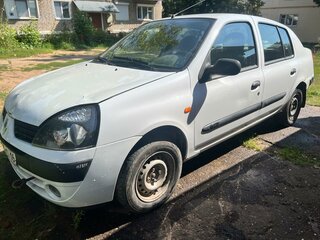 2004 Renault Symbol I Рестайлинг, белый, 200000 рублей, вид 1