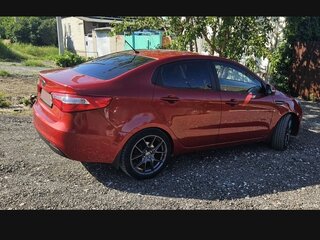 2011 Kia Rio 4-speed III, красный, 850000 рублей, вид 4
