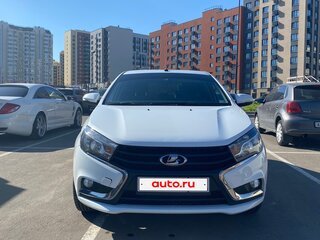 2017 Lada (ВАЗ) Vesta I, белый, 740000 рублей, вид 1