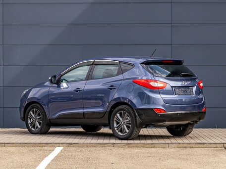 2015 Hyundai ix35 I Рестайлинг, синий, 1355000 рублей, вид 4