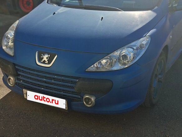 2006 Peugeot 307 I Рестайлинг, синий, 300000 рублей - вид 1