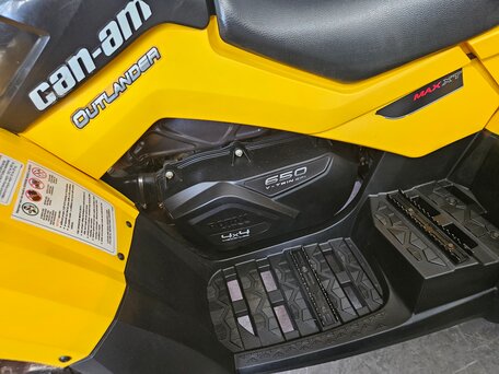 2012 BRP Can-Am Outlander MAX 650, жёлтый, 1150000 рублей, вид 5