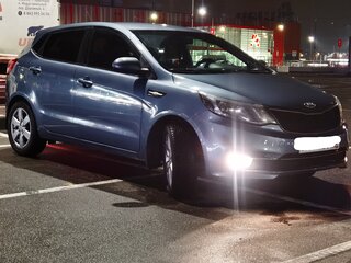 2016 Kia Rio III Рестайлинг, голубой, 910000 рублей, вид 4