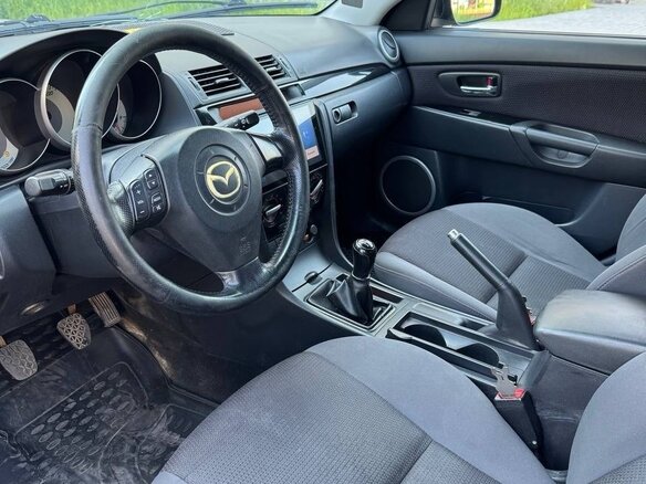 2008 Mazda 3 I (BK) Рестайлинг, чёрный, 525000 рублей - вид 9