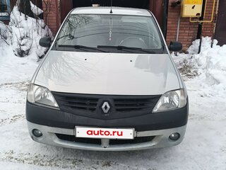 2007 Renault Logan I, серебристый, 350000 рублей, вид 1