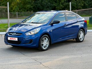 2011 Hyundai Solaris I, синий, 1000000 рублей, вид 1