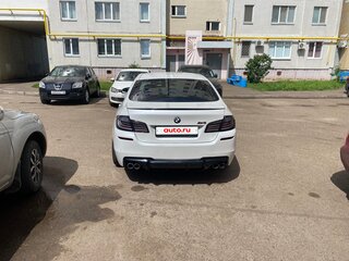 2014 BMW 5 серии 520d xDrive VI (F10/F11/F07) Рестайлинг, белый, 1900000 рублей, вид 3