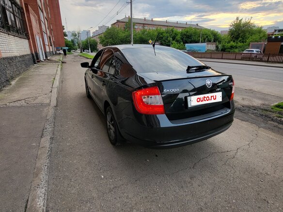 2014 Skoda Rapid I, чёрный - вид 4