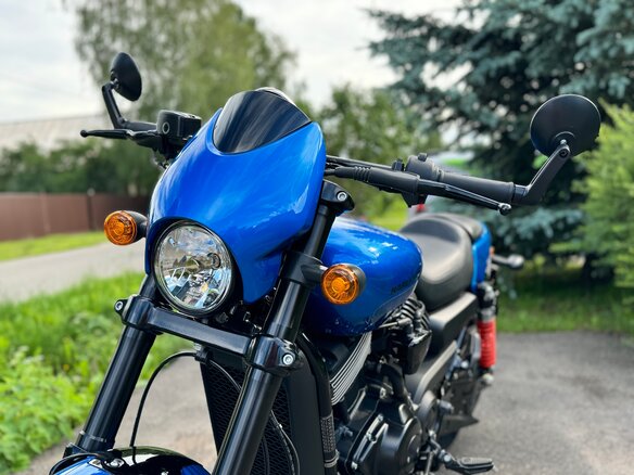 2018 Harley-Davidson Street Rod, синий, 685000 рублей - вид 8