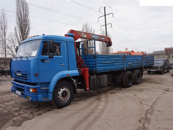 2007 КамАЗ 65117, синий, 3100000 рублей