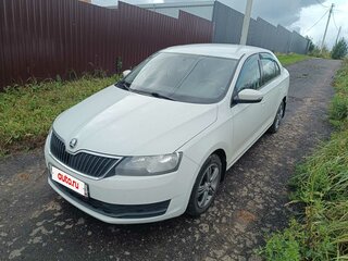 2018 Skoda Rapid I Рестайлинг, белый, 920000 рублей, вид 4
