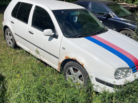 2000 Volkswagen Golf IV, белый, 187000 рублей - вид 2