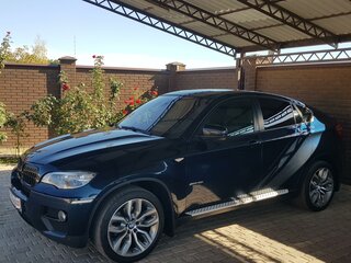 2013 BMW X6 35i I (E71) Рестайлинг, синий, 2650000 рублей, вид 2