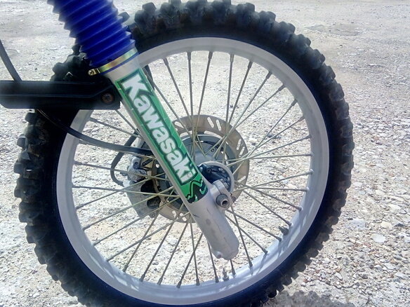 1994 Kawasaki KLX 250, зелёный, 270000 рублей - вид 6