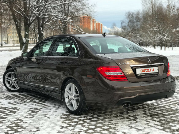 2013 Mercedes-Benz C-Класс 250 III (W204) Рестайлинг, коричневый - вид 6
