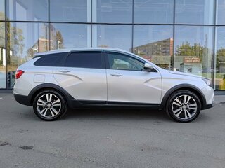 2019 Lada (ВАЗ) Vesta SW Cross I, серебристый, 890000 рублей, вид 4