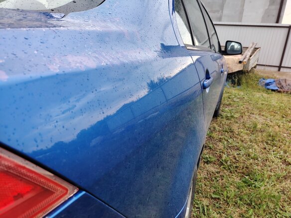 2008 Mitsubishi Lancer X, синий, 380000 рублей - вид 8