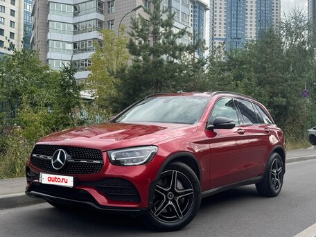 2019 Mercedes-Benz GLC 300 I (X253) Рестайлинг, красный, 3950000 рублей, вид 3