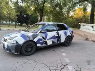 2001 Audi A3 I (8L) Рестайлинг, синий, 220000 рублей, вид 2