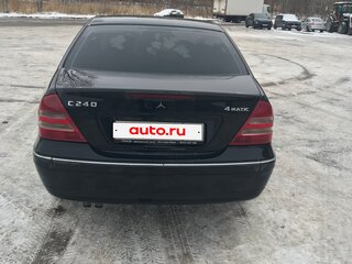 2003 Mercedes-Benz C-Класс 240 II (W203), чёрный, 500000 рублей, вид 5