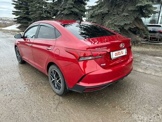 2020 Hyundai Solaris II Рестайлинг, красный, 1650000 рублей, вид 3