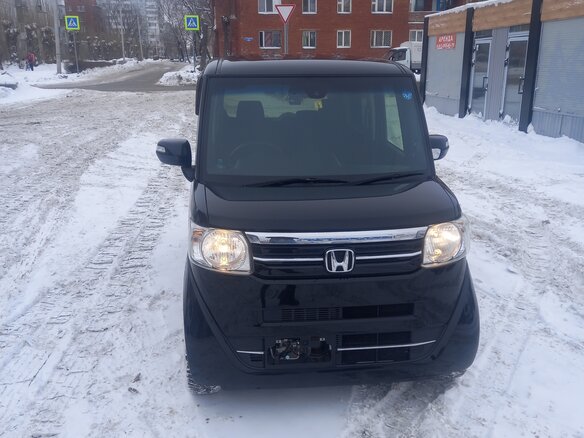 2016 Honda N-BOX I Рестайлинг, чёрный, 1040000 рублей - вид 10