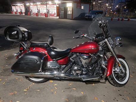 2009 Yamaha XVS1300, красный, 690000 рублей, вид 3