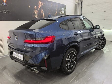 2023 BMW X4 20i II (G02) Рестайлинг, синий, 6100000 рублей, вид 5