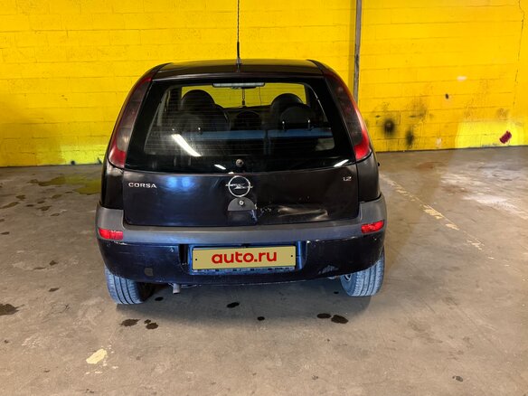 2002 Opel Corsa C, чёрный, 260000 рублей - вид 5