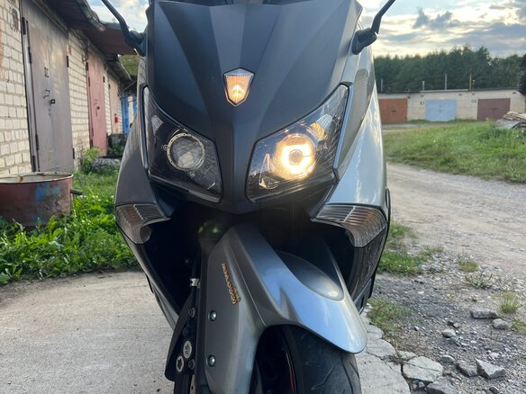 2009 Yamaha TMAX, чёрный, 550000 рублей - вид 11