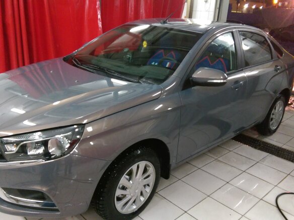 2016 Lada (ВАЗ) Vesta I, серый - вид 2