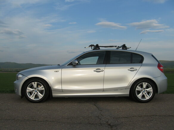 2007 BMW 1 серии 118i I (E81/E82/E87/E88) Рестайлинг, серебристый - вид 4