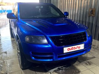 2004 Volkswagen Touareg I, синий, 850000 рублей, вид 4