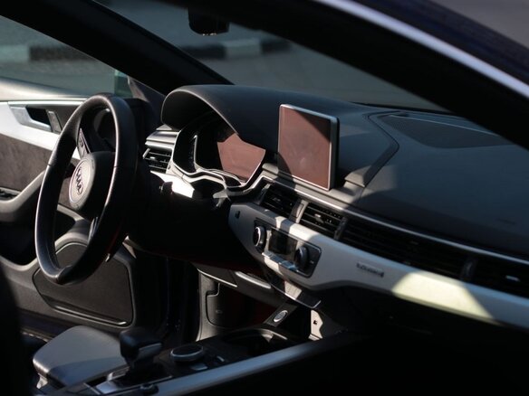 2019 Audi A5 II (F5), синий, 3500000 рублей - вид 8