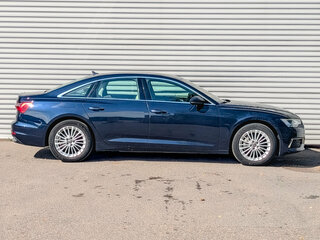 2019 Audi A6 45 TFSI V (C8), синий, 3795000 рублей, вид 4