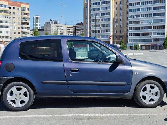 2001 Renault Clio II, синий, 149000 рублей - вид 5