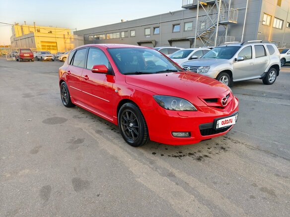 2007 Mazda 3 I (BK) Рестайлинг, красный, 579000 рублей - вид 2