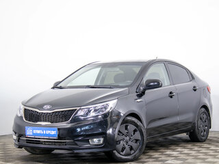 2016 Kia Rio III Рестайлинг, чёрный, 899000 рублей, вид 3