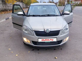2012 Skoda Fabia II Рестайлинг, серебристый, 700000 рублей, вид 3