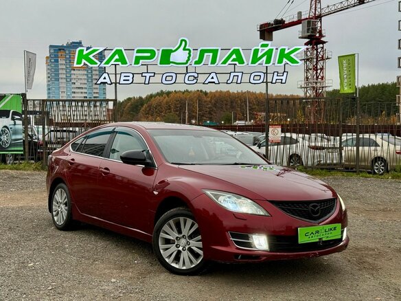 2008 Mazda 6 II (GH), красный, 669000 рублей