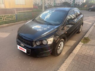 2013 Chevrolet Aveo II, чёрный, 370000 рублей, вид 1