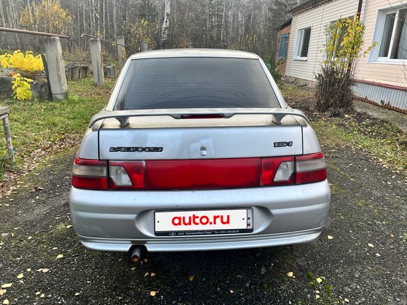 2006 Lada (ВАЗ) 2110, серый, 160000 рублей - вид 3