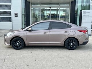 2021 Hyundai Solaris II Рестайлинг, коричневый, 1470000 рублей, вид 5