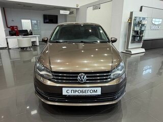 2016 Volkswagen Polo V Рестайлинг, коричневый, 1249000 рублей, вид 2