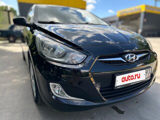 2011 Hyundai Solaris I, чёрный, 800000 рублей, вид 2