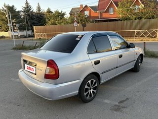 2008 Hyundai Accent ТагАЗ II, серебристый, 630000 рублей, вид 4