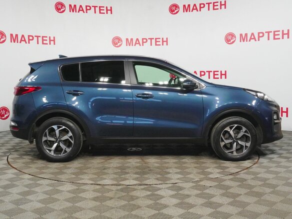 2021 Kia Sportage IV Рестайлинг, синий - вид 4